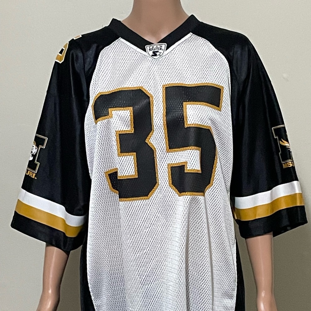 Missouri Tigers Starter Large Mens 35 Mizzou Jersey
